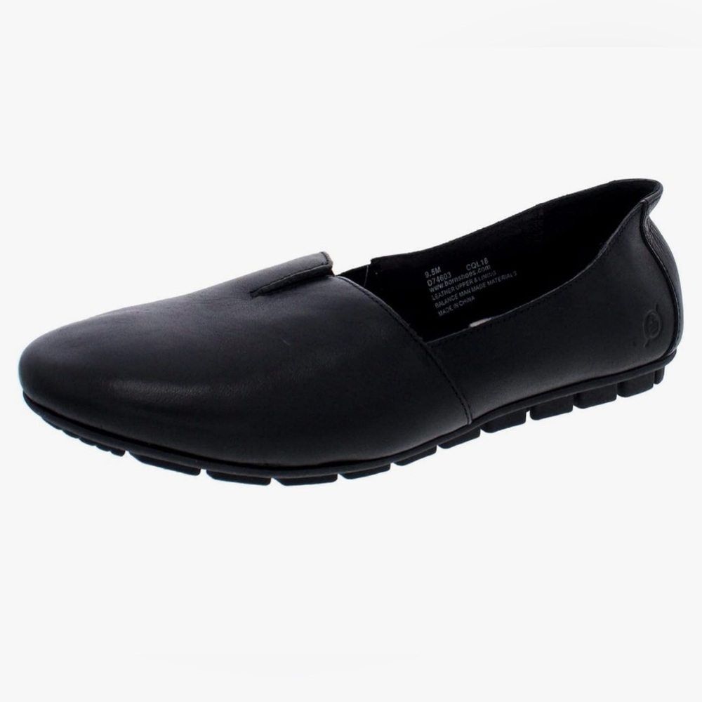 BORN Leather Sebra II Ballet Flats Size 10